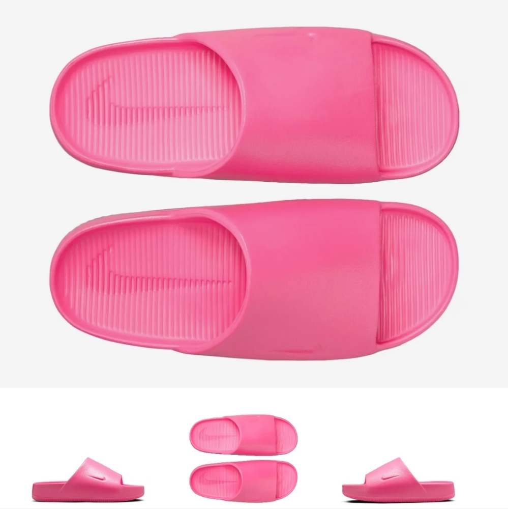 New In Box Womens Nike Pink Slides Size 10